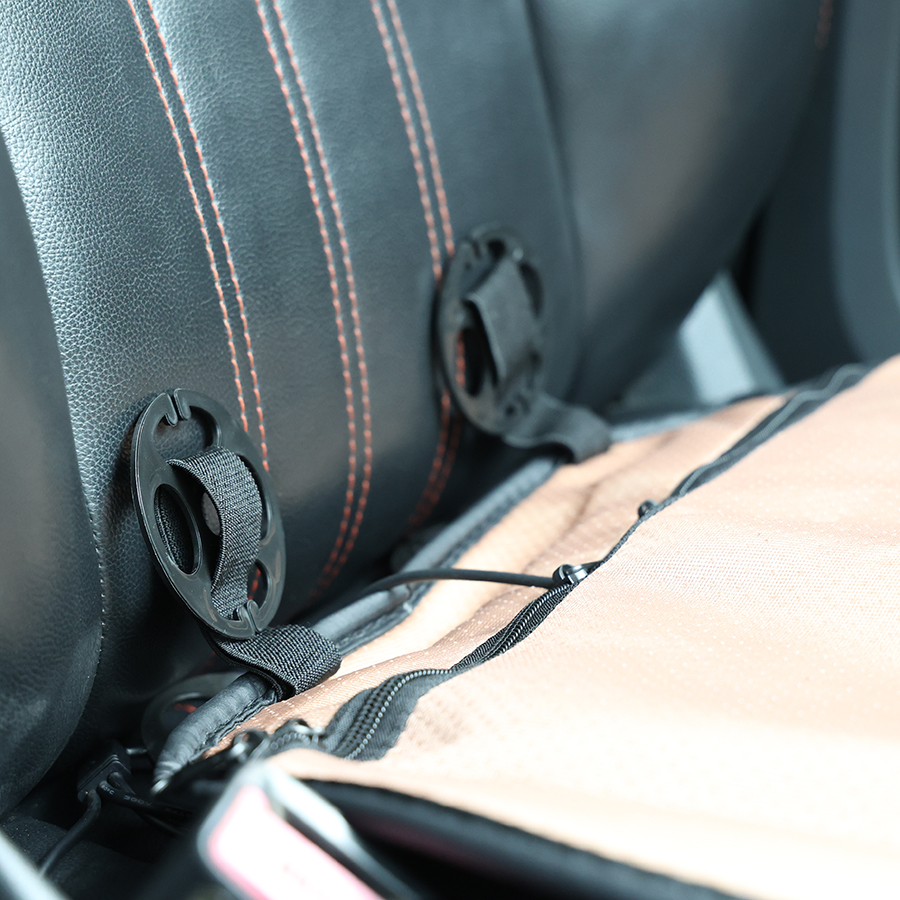 Lót ghế massage DZ002 đen đỏ