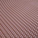 Lót sàn cuộn CIND 3D hạt chữ nhật xéo HB007 cafe Size 9M*1.2M