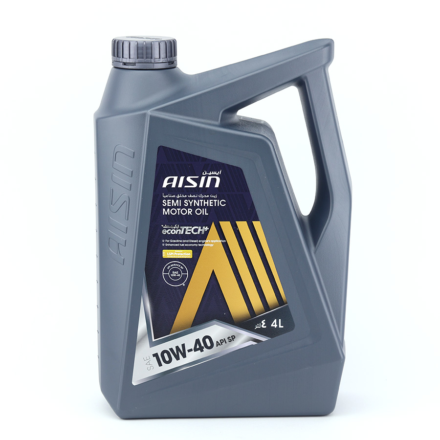 Nhớt Động Cơ Aisin 10W-40 SN/CF Semi Synthetic 4 Lít ESSNP1044P
