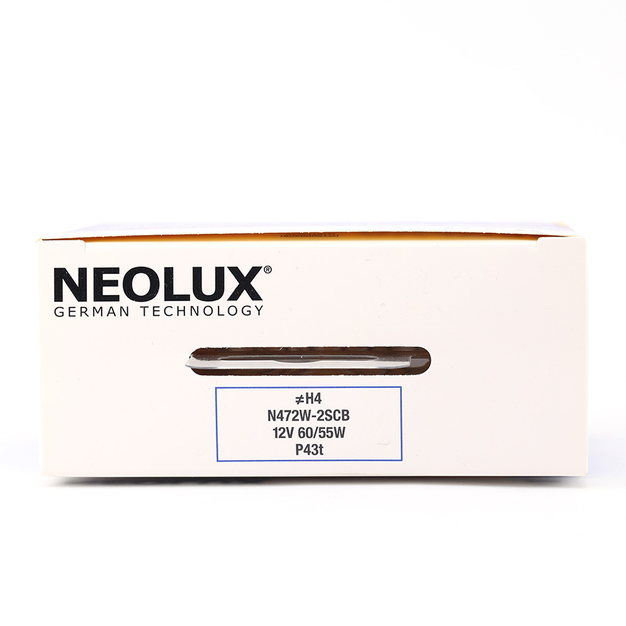 Bóng Halogen Phá Sương H4 12V 60/55W P43T N472W-2SCB Hiệu Neolux