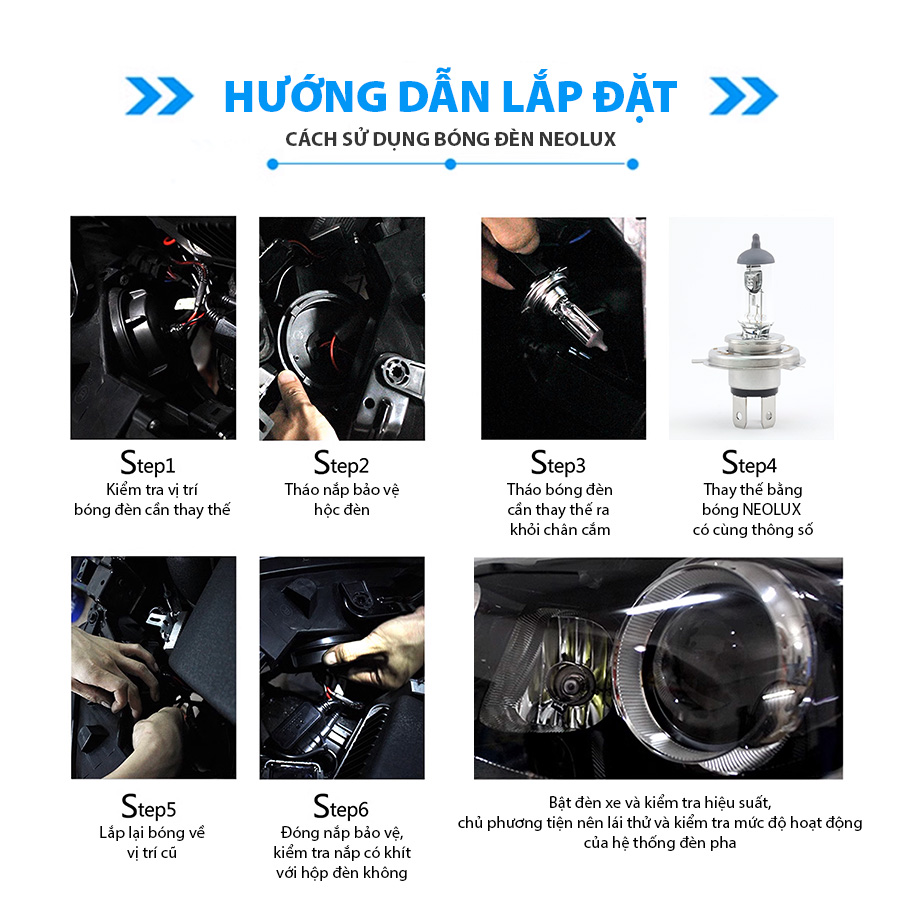 Bóng Halogen Tăng Sáng 150% H4 12V 60/55W N472EL1-2SCB Hiệu Neolux