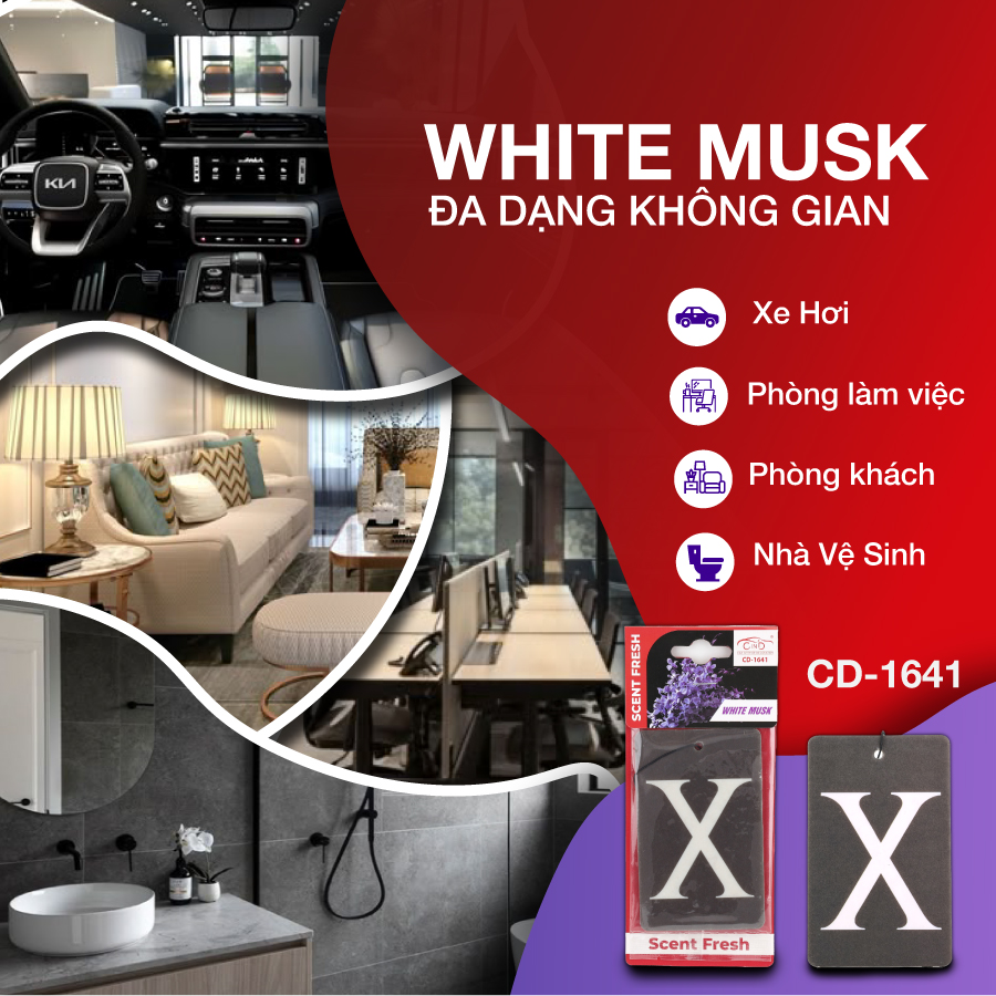 Lá thơm CIND 8g CD-1641 WHITE MUSK