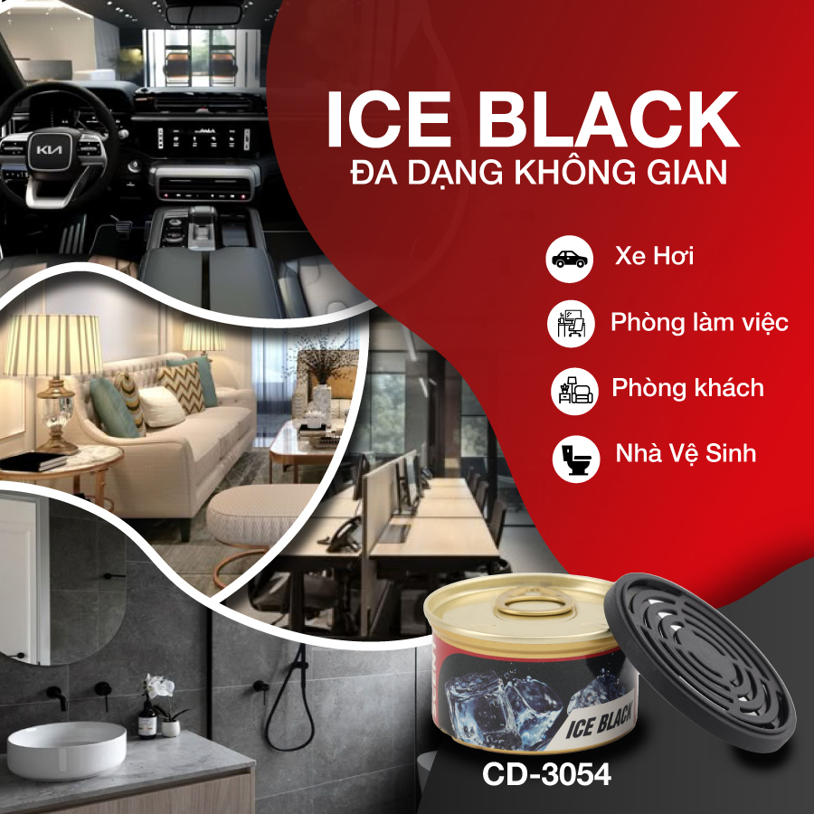 Hộp thơm CIND 40g CD-3054 ICE BLACK