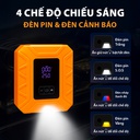Máy bơm 4in 1 (bơm+kích bình+đèn+nguồn cáp) X7