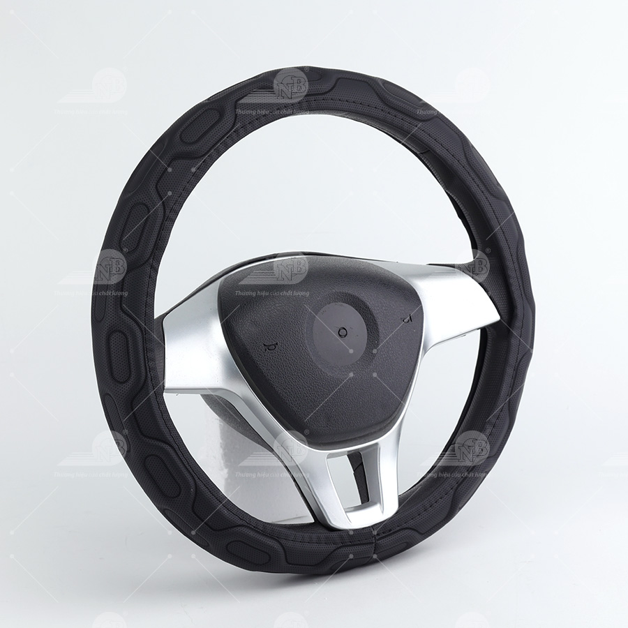 Bao vô lăng CIND PU+TPE Y021 size M đen