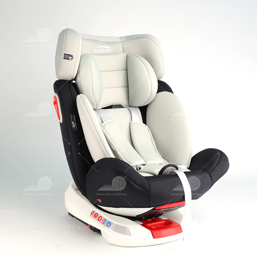 Ghế an toàn cho trẻ em trong xe hơi kiểu ISOFIX xoay 360 độ QM-360A Xám