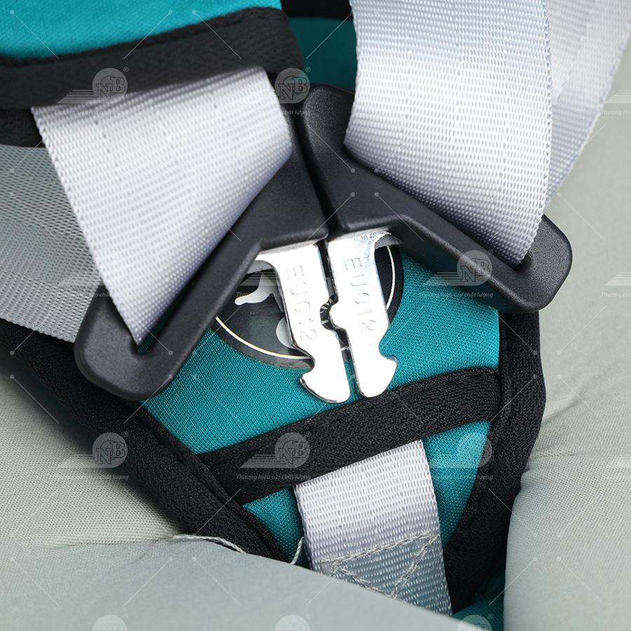 Ghế an toàn cho trẻ em trong xe hơi kiểu ISOFIX QM-701A Xanh