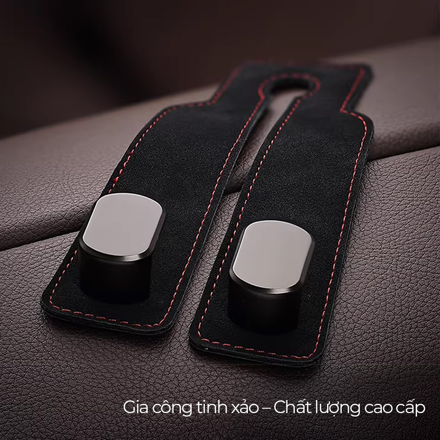 CIND BO-N021 (Đen) Móc treo đôi sau ghế (da)