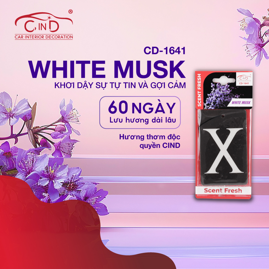 Lá thơm CIND 8g CD-1641 WHITE MUSK