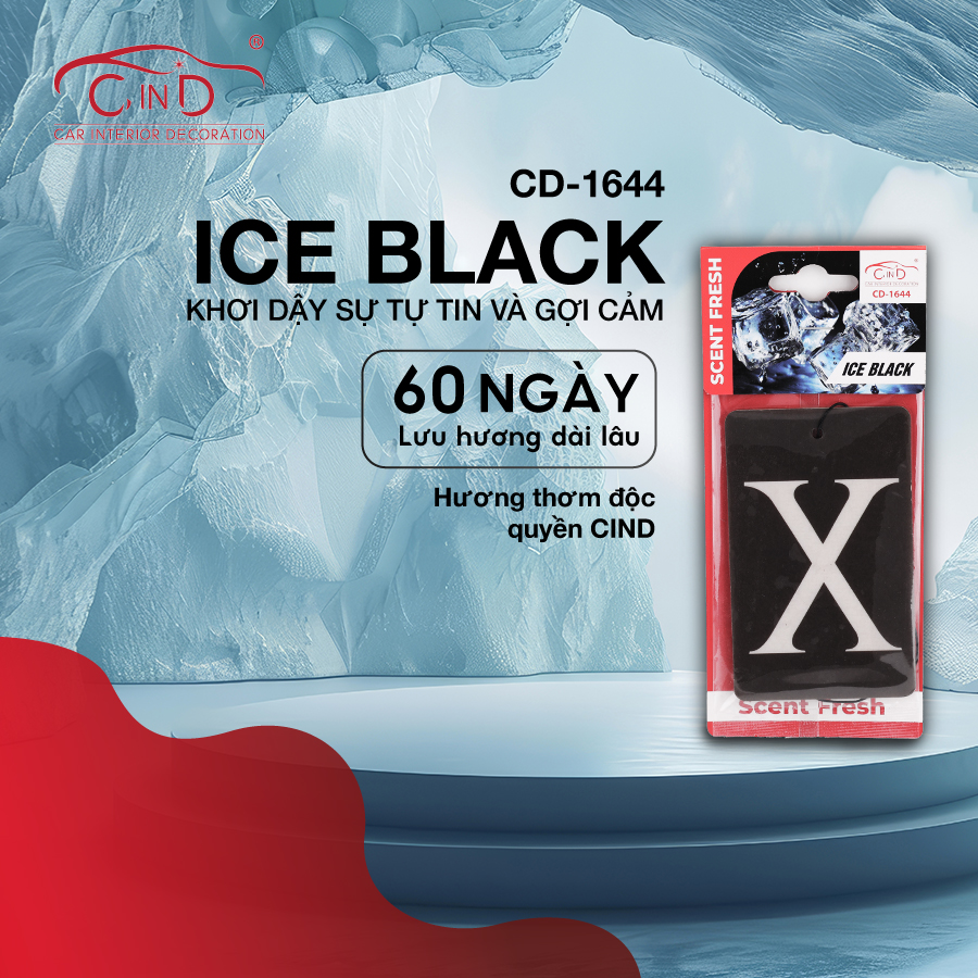 Lá thơm CIND 8g CD-1644 ICE BLACK