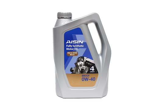 [9NAESEN0044P] Nhớt Động Cơ Aisin 0W-40 SN/CF PAO & ESTER Blend 4 Lít ESEN0044P