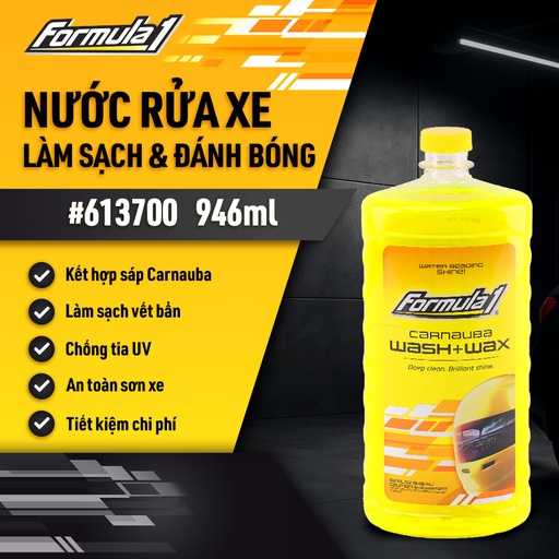 [TRF1613700] Nước rửa xe có chất đánh bóng Formula 1 ( Wash & wax ) 946ML #613700