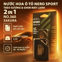 Dầu thơm NO.360-2 2in1(treo kính+ghim máy lạnh) 2.5g SAKURA